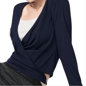 Outdoor Voices Navy Blue Merino Sweater